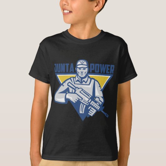 Junta-macht van het Oekraïense leger T-shirt (Voorkant)