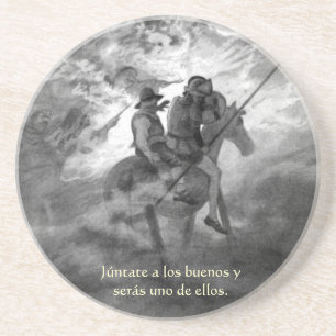 Júntate a los buenos y serás uno de ellos - Quij Zandsteen Onderzetter
