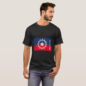 Juntiende vlag t-shirt (Voorkant volledig)