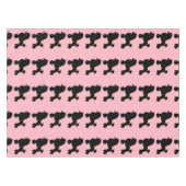 Jupe de caniche rose inspirée nappe (Devant (Horizontal))