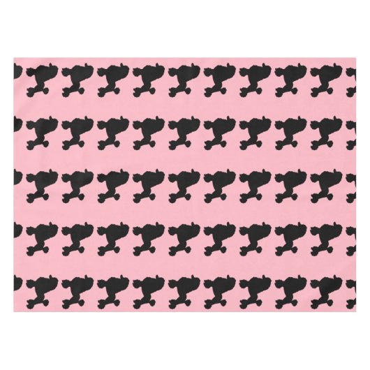 Jupe de caniche rose inspirée nappe (Devant (Horizontal))