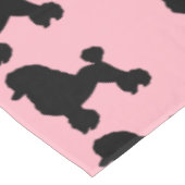 Jupe de caniche rose inspirée nappe (Angle)