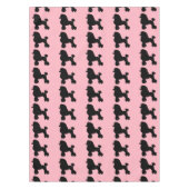 Jupe de caniche rose inspirée nappe (Devant)