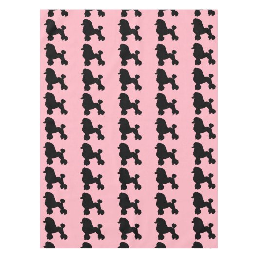 Jupe de caniche rose inspirée nappe (Devant)