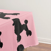 Jupe de caniche rose inspirée nappe (In Situ)