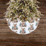Jupe rustique vintage de Noël aquarelle<br><div class="desc">Thème de design hivernal,  aquarelle illustration avec les détails rustiques.</div>
