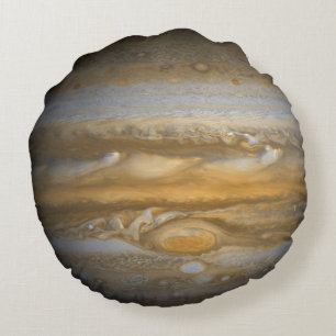 Jupiter - 2 unieke zijdes - rond kussen