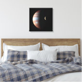 Jupiter 5th Planet met Cassini Solar System Canvas Afdruk (Insitu (Slaapkamer))
