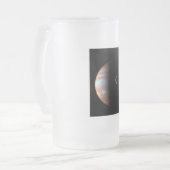 Jupiter 5th Planet met Cassini Solar System Matglas Bierpul (Voorkant links)