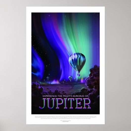 Jupiter, affiche de voyage (Devant)