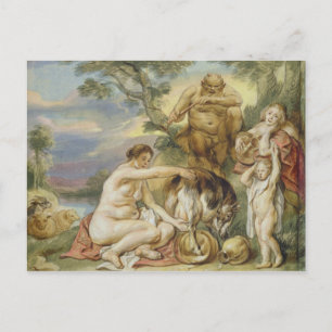 Jupiter als kind briefkaart