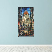 Jupiter and Semele, 1894-95 (olie op canvas) Canvas Afdruk (Insitu (Houten vloer))