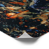 Jupiter and Semele, 1894-95 (olie op canvas) Poster (Hoek)