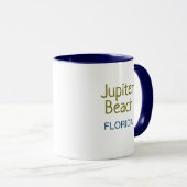 Jupiter Beach Floride Café Mug (Devant droit)