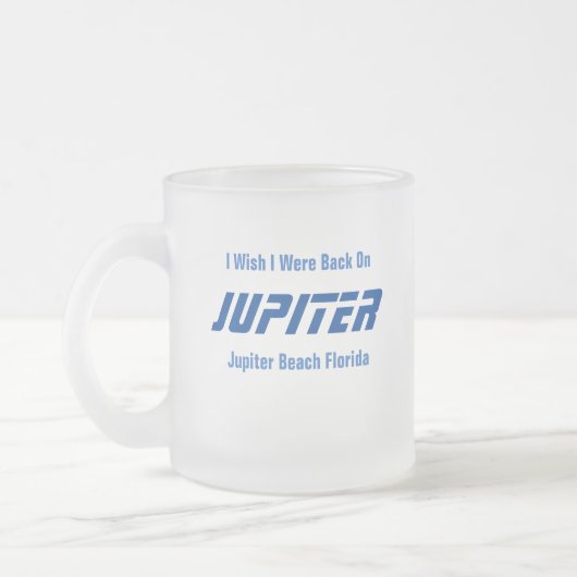 Jupiter Beach Floride Café Mug (Gauche)