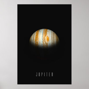 Jupiter - De gigantische gaskoning met de grote ro Poster