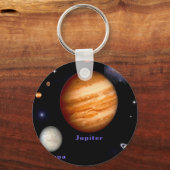 Jupiter en Europa Sleutelhanger (Voorkant)