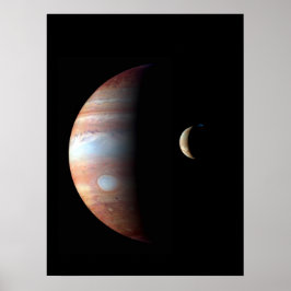 Jupiter en Io Poster