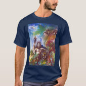 JUPITER EN LEEUW WATERVERF T-SHIRT (Voorkant)