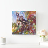 JUPITER EN LION VIERKANTE KLOK (Huis)