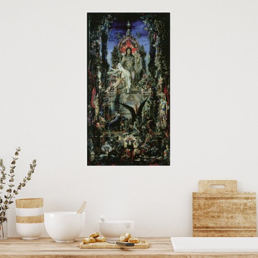 Jupiter en Semele Poster (Keuken)