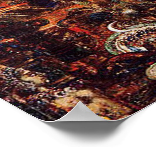 "Jupiter en Semiele" Poster (Hoek)