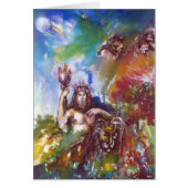 JUPITER ET LION, Saphir Bleu (Devant)