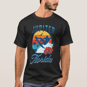 Jupiter Florida Beach Surf Summer Vacation T-shirt