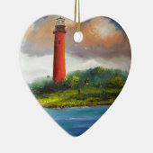 Jupiter Florida Lighthouse Keramisch Ornament (Rechts)