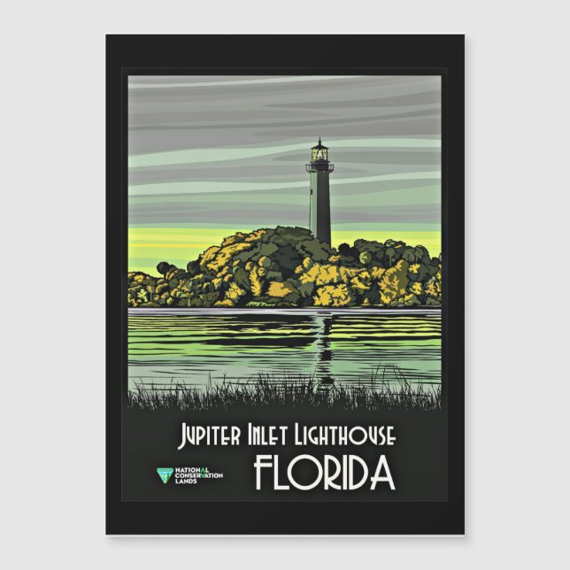 Jupiter, Florida vintage poster (Voorkant)