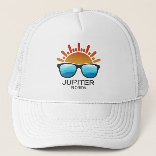 Jupiter Florida zonnebril Trucker Pet (Voorkant)