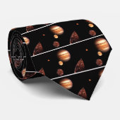Jupiter Galilean Moons Space & Astronomy Gifts Stropdas (Opgerold)