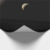 Jupiter Gas Giant Planet & Io Galilean Maan Cadeaupapier (Hoek)