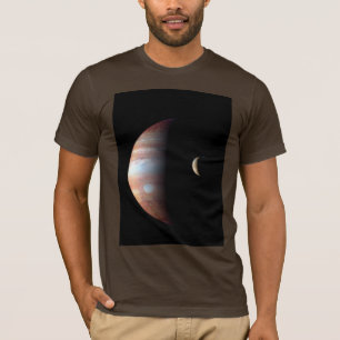 Jupiter Gasreus Planeet & Io Galileïsche Maan T-shirt
