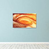 Jupiter "Great Red Spot" 24x16 Canvas Art (Insitu (Houten vloer))