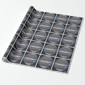 Jupiter in Infrarood, James Webb Space Telescope Cadeaupapier (Uitgerold)