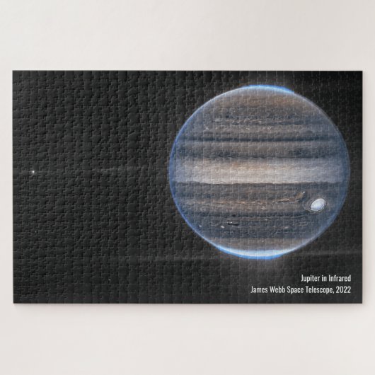 Jupiter in Infrarood, James Webb Space Telescope Legpuzzel (Horizontaal)