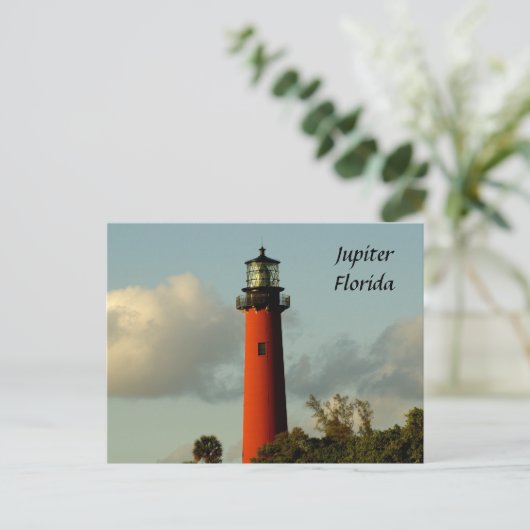 Jupiter Inlet Lighthouse Briefkaart (Staand voorkant)