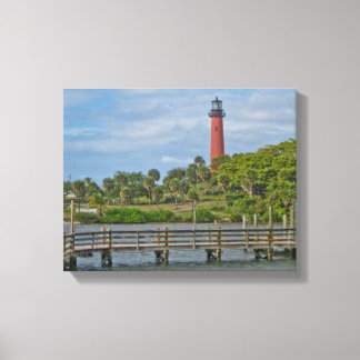 Jupiter Inlet Lighthouse Canvas Afdruk