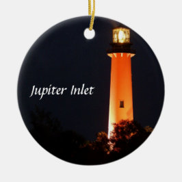Jupiter Inlet Lighthouse Keramisch Ornament