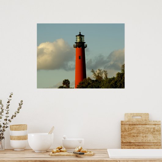 Jupiter Inlet Lighthouse Poster (Keuken)