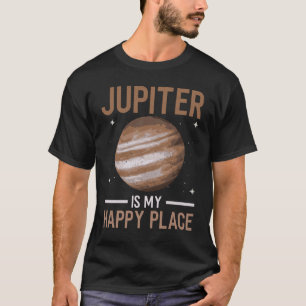 Jupiter is mijn gelukkige plek - Jupiter Planet Sp T-shirt