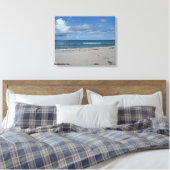 Jupiter Island - Florida - Golven op het strand Canvas Afdruk (Insitu (Slaapkamer))