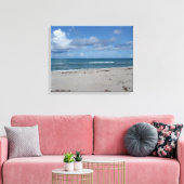 Jupiter Island - Florida - Golven op het strand Canvas Afdruk (Insitu (Woonkamer))