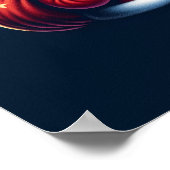 Jupiter Jolly Oude St. Nick Sinterklaas Astrologie Poster (Hoek)