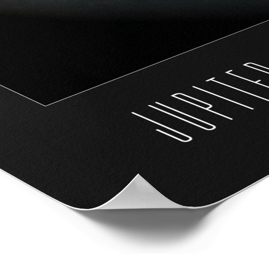 Jupiter (Juno-missie) Poster (Hoek)