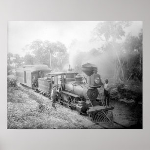 Jupiter & Lake Worth Railroad, 1897.  foto Poster