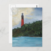 Jupiter Lighthouse Briefkaart (Voorkant / Achterkant)