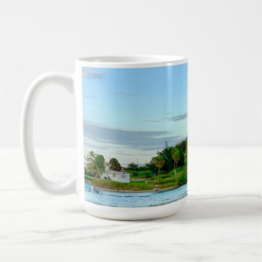 Jupiter Lighthouse Coffee Mok (Links)