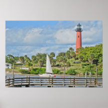 Jupiter Lighthouse en Sailboat